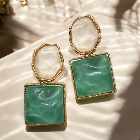 Turkish Dual-Tone Earrings