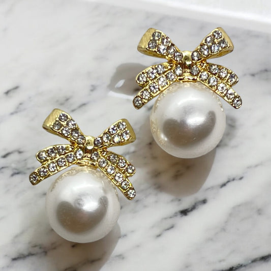 Turkish Faux Pearl Studs